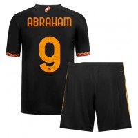 Camiseta AS Roma Tammy Abraham #9 Tercera Equipación Replica 2023-24 para niños mangas cortas (+ Pantalones cortos)